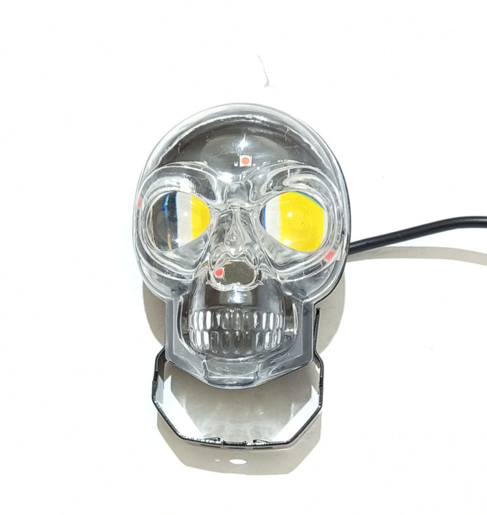 خرید پرژکتور مدل 2لنز8حالته بدنه شفاف اسکلتی و نئون دار