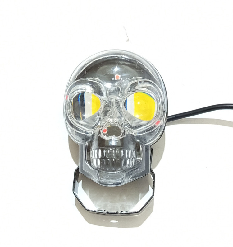 خرید پرژکتور مدل 2لنز8حالته بدنه شفاف اسکلتی و نئون دار