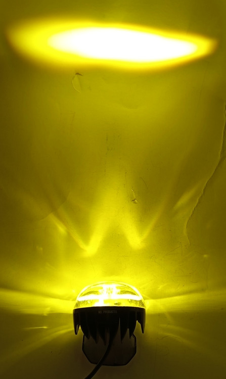 پرژکتور مدل 2 لنز 8 حالته بدنه شفاف اسکلتی نئون دار