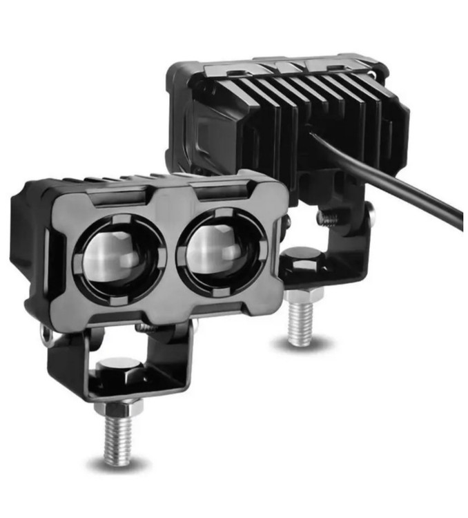 خرید پرژکتور آفرودی مدل دو لنز 4حالته فلاشردار تلکسوپی