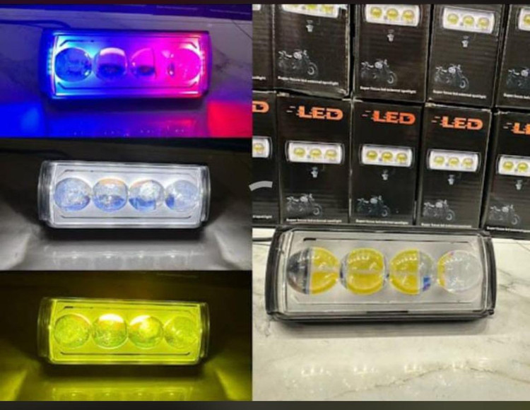 خرید پرژکتور پلیسی مدل 4 لنز 6 حالته تلسکوپی