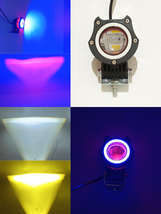 پرژکتور مدل تک لنز 3 حالته و نئون دار (moky pro اورجینال)