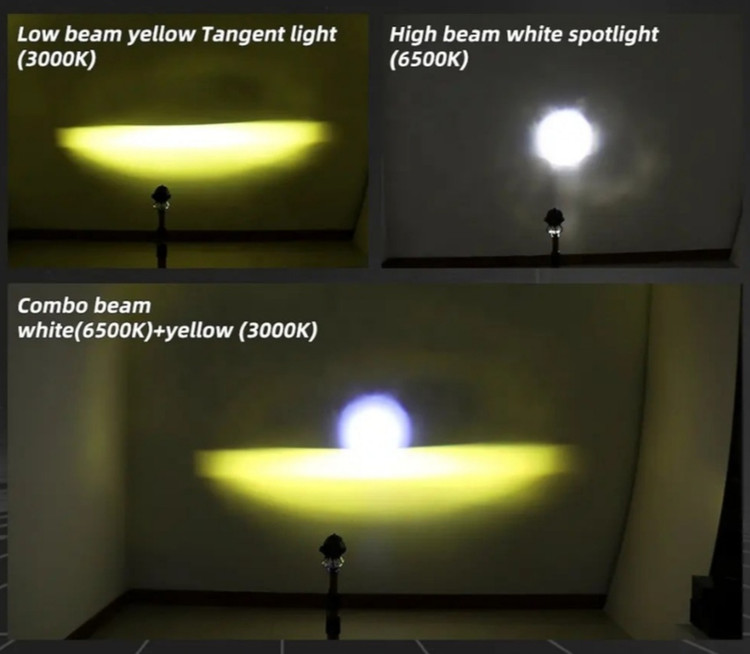 پرژکتور آفرودی 2 لنز مدل2 حالته نقطه زن تمام فلزی