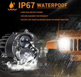 خرید پرژکتور مدل آفرودی 2 لنز 2 حالته نقطه زن فلزی