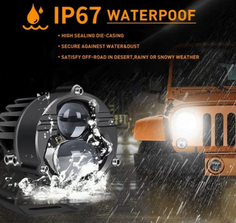 خرید پرژکتور مدل آفرودی 2 لنز 2 حالته نقطه زن فلزی