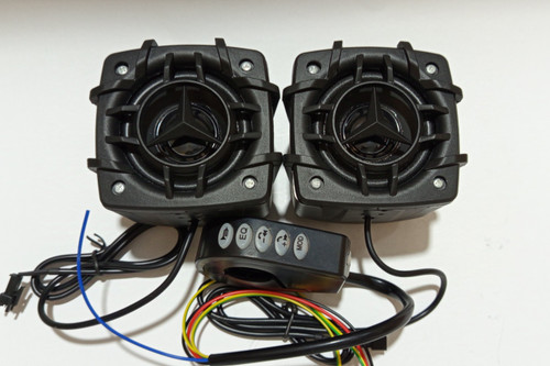 سیستم صوتی حرفه ایی موتور سیکلت با باندهای سه اینچی پرقدرت