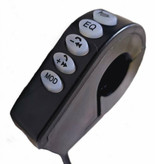 صفحه کلید نسب روی فرمان سیستم صوتی موتورسیکلت