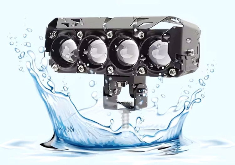 پرژکتور آفرودی مدل4 لنز4حالته تلسکوپی فلزی وفلاشردار