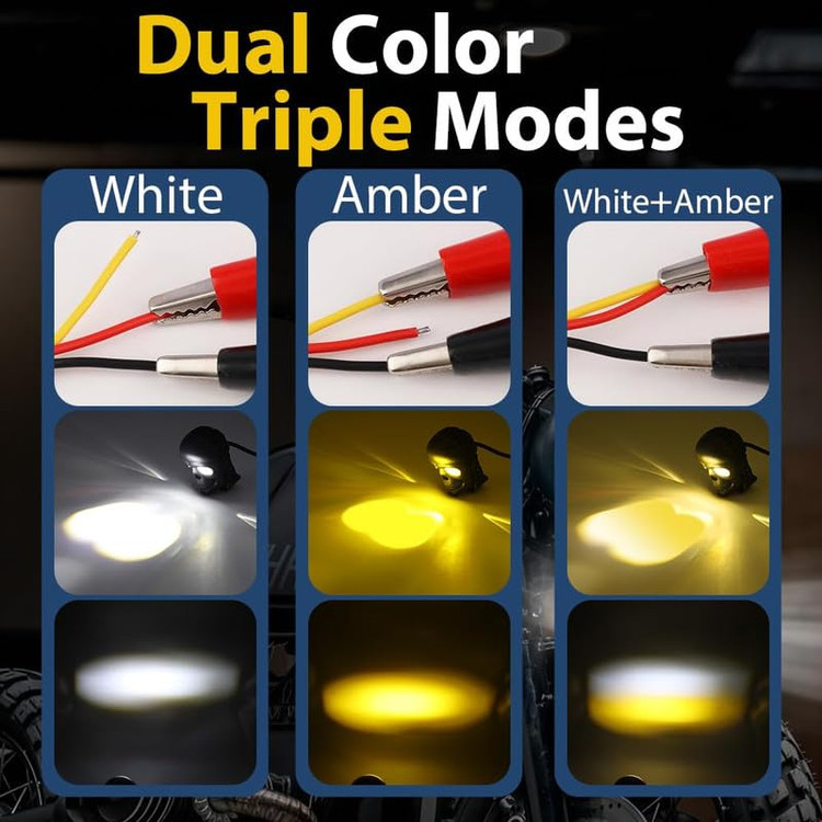 خرید و قیمت پرژکتور آفرودی مدل اسکلت2 لنز 4 حالته فلزی و فلاشر دار