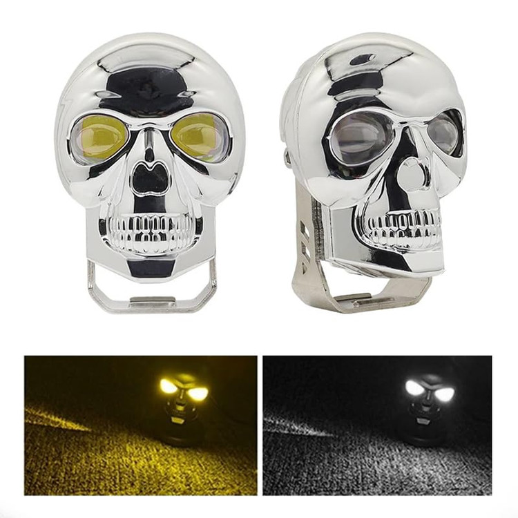 پرژکتورمدل اسکلت کروم دو لنز4حالته( فلاشردار)