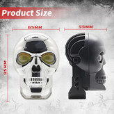 خرید پرژکتور مدل اسکلت (کروم) دو لنز 4 حالته و فلاشردار