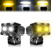 پرژکتور مدل آفرودی دو لنز 4 حالته فلاشر دار (تلکسوپی)