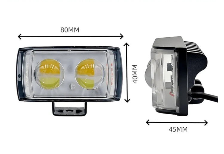 پرژکتور 2 لنز مدل 6 حالته فلاشردار پلیسی