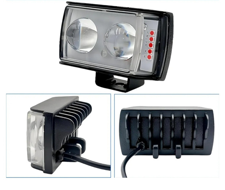 پرژکتور 2 لنز مدل 6 حالته فلاشردار وفدرالی