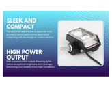 پرژکتور 2 لنز مدل 6 حالته فلاشردار( پلیسی )