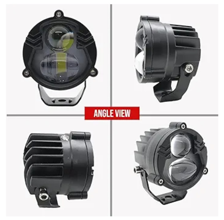 پرژکتور آفرودی مدل دو لنز دو حالته فلزی