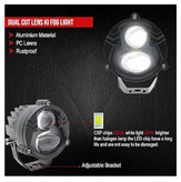 پرژکتور مدل 2 لنز 2 حالته نقطه زن (فلزی)