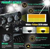 پرژکتورمدل 3 لنزآفرودی 4 حالته تلسکوپی وفلاشردار