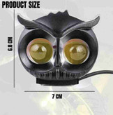 پرژکتور جغدی مدل 2 لنز ۶حالته فلاشردار (تلسکوپی)