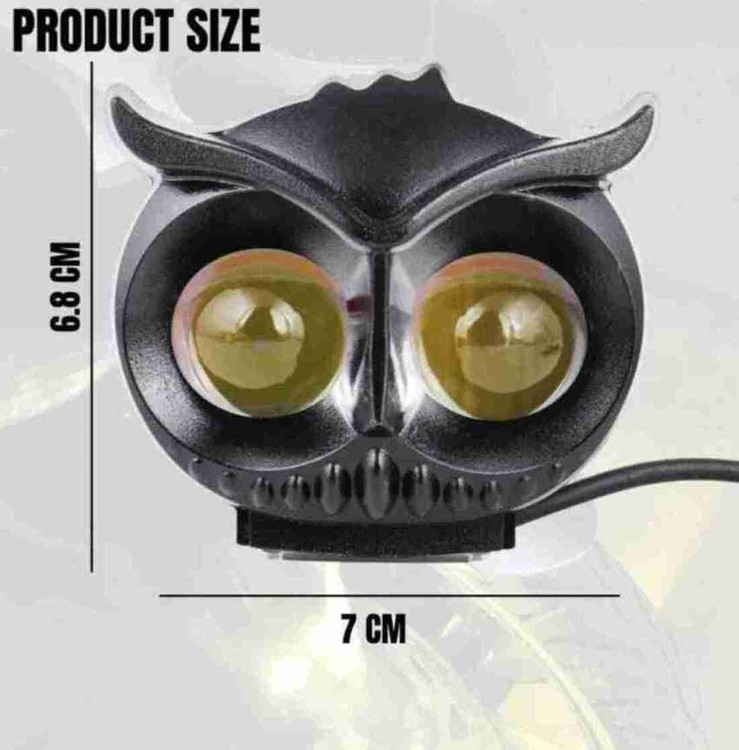 پرژکتور جغدی مدل 2 لنز ۶حالته فلاشردار (تلسکوپی)