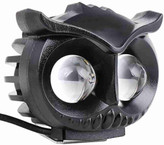 خریدوقیمت پرژکتور جغد مدل 2 لنز ۶ حالته فلاشردار تلسکوپی