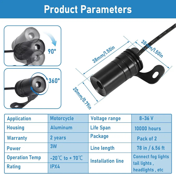 ولکام لایت مدل بال فرشته مناسب برای ماشین و موتورسیکلت ،بسته 2 عددی)