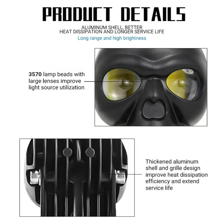 خرید و قیمت پرژکتور مدل اسکلت کروم دو لنز چهار حالته (فلاشردار)