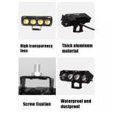 پرژکتور آفرودی مدل 4 لنز 4 حالته تلسکوپی فلزی وفلاشردار