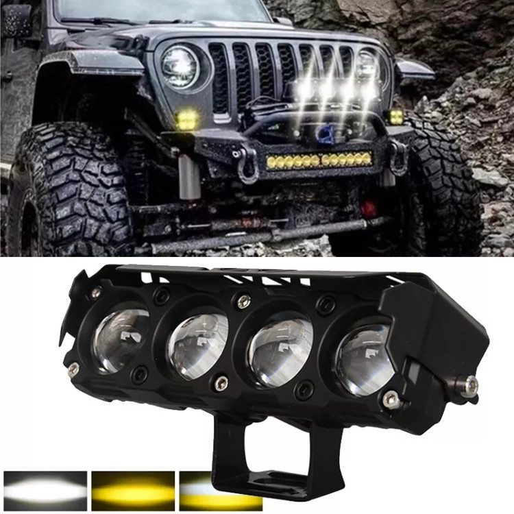 خرید پرژکتور مدل آفرودی 4 لنز 4 حالته تلسکوپی فلزی ( فلاشردار)