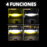 پرژکتور آفرودی مدل چهار لنز چهار حالته تلسکوپی فلزی فلاشردار