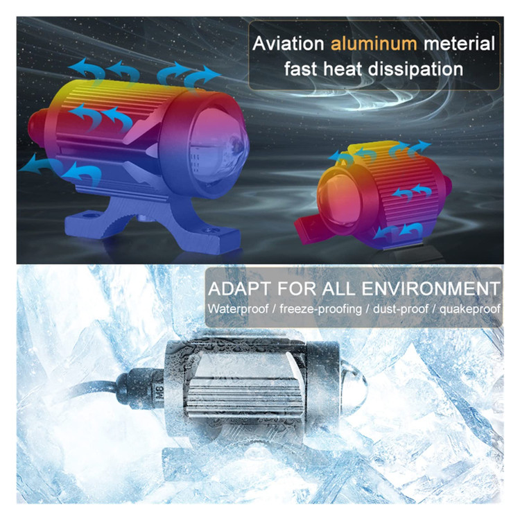 پرژکتور مدل آفرودی تک لنز سه حالته تلسکوپی (اورجینال)