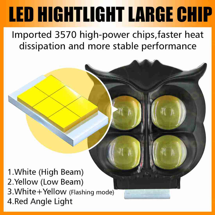 پرژکتور جغدی 4 مدل لنز 4 حالته تلسکوپی