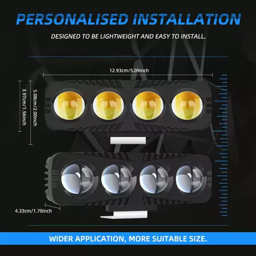 خرید و قیمت پرژکتور آفرودی مدل 4 لنز 5 حالته فلاشردار و تلسکوپی
