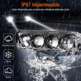 خرید پرژکتور آفرودی مدل چهار لنز 4 حالته تلسکوپی فلزی ( فلاشردار)