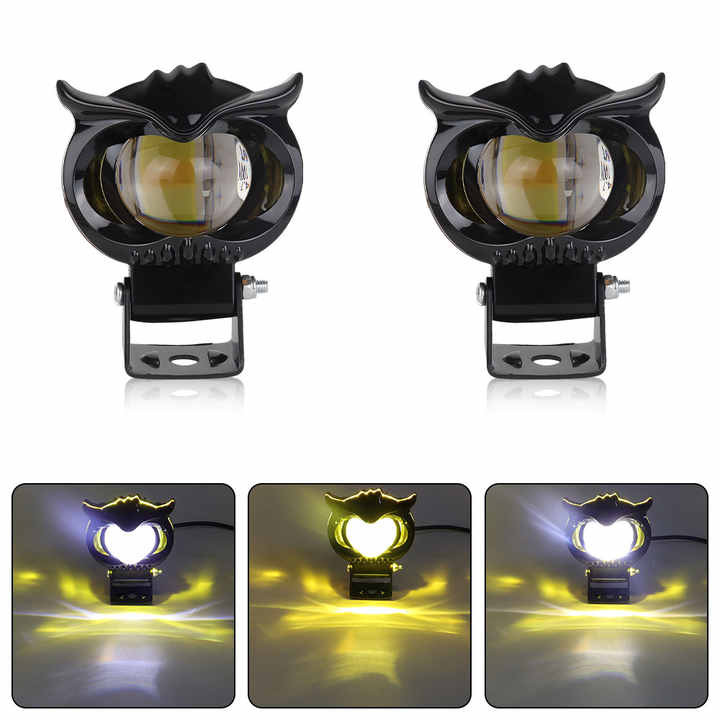 پرژکتور مدل جغدتک لنز4حالته رینگ لایت دار