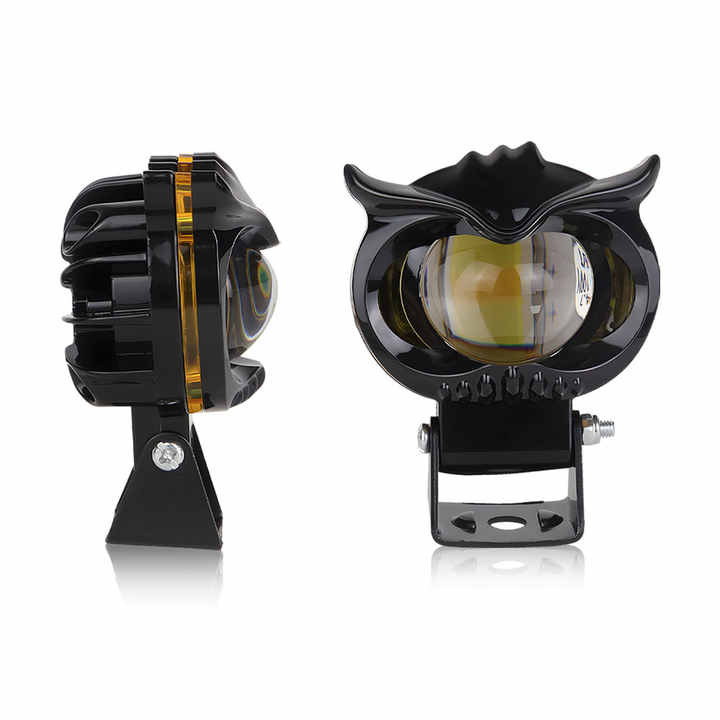 خرید پرژکتورجغدی مدل تک لنز 4 حالته رینگ لایت دار