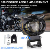 پرژکتور جغدی تک لنزمدل 4حالته رینگ لایت دار