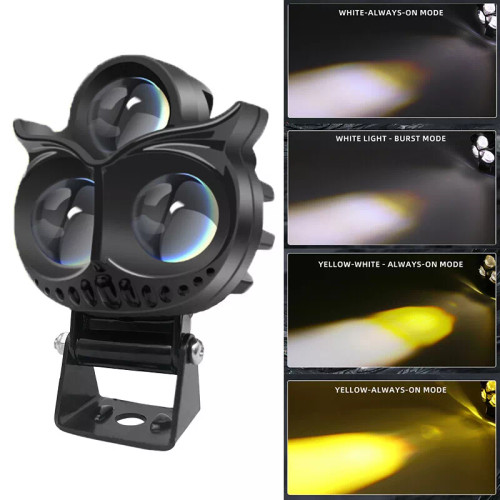 پرژکتور مدل جغد۳ لنز 4 حالته 30وات تلسکوپی (بدنه فلزی ضخیم)