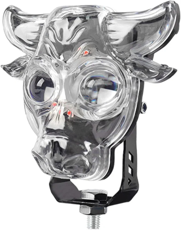 خرید پرژکتور مدل 2 لنز8 حالته کله گاوی نئون دار