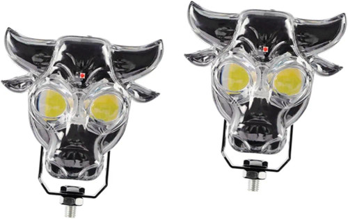 خرید پرژکتور مدل 2 لنز8 حالته کله گاوی نئون دار