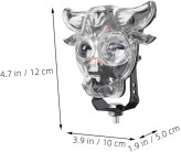 پرژکتور مدل 2لنز8حالته بدنه شفاف تلسکوپی نئون دار