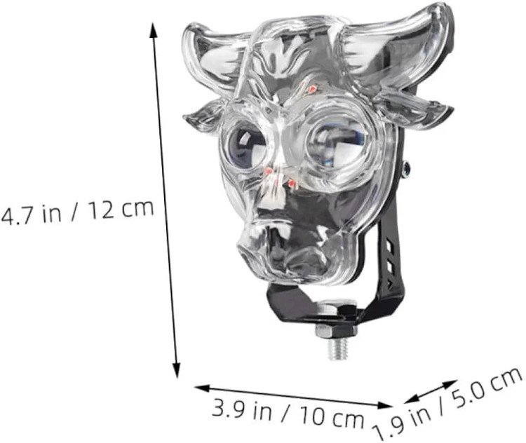 پرژکتور مدل 2لنز8حالته بدنه شفاف تلسکوپی نئون دار