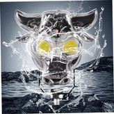 خرید پرژکتور 2لنز8حالته مدل کله گاوی شفاف تلسکوپی