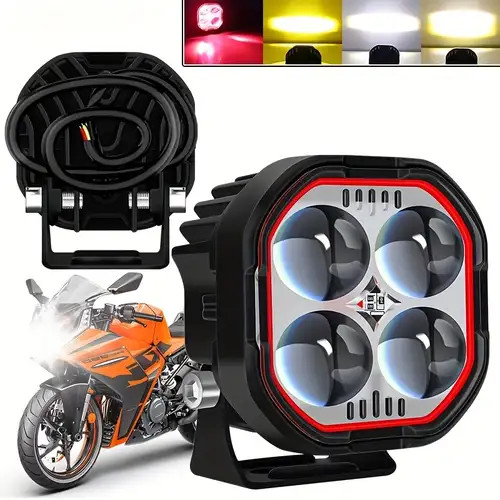 خرید پرژکتور آفرودی مدل ۴ لنز ۵ حالته نئون دار وفلاشردار(فلزی)