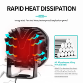 پرژکتور آفرودی مدل ۴ لنز ۵ حالته فلاشردار (BB.1893)