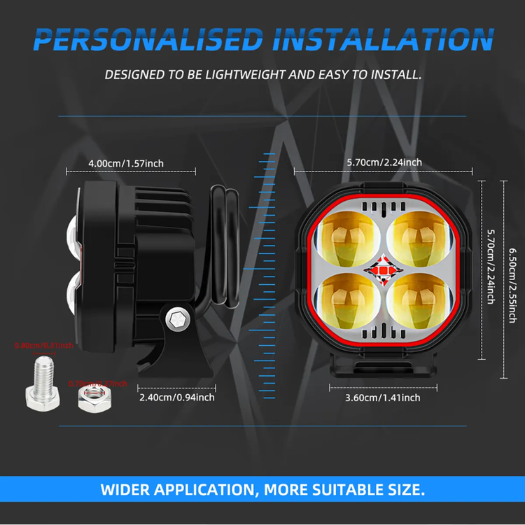 خرید پرژکتور مدل ۴ لنز ۵ حالته نئون دار وفلاشردار (BB.1893)