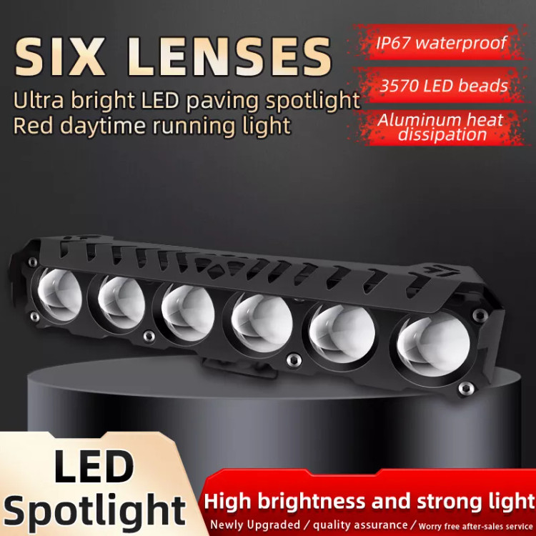 پرژکتورآفرودی۶ لنز مدل پنج حالته تلسکوپی وفلاشردار( فلزی)