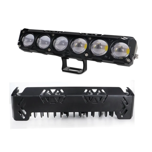 خرید و قیمت پرژکتور مدل ۶ لنزآفرودی ۵ حالته تلسکوپی فلزی وفلاشردار