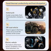 پرژکتور۶ لنزآفرودی مدل پنج حالته تلسکوپی فلزی ( فلاشردار)