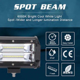 قیمت و خرید پرژکتور مدل لایت بار 2 ردیفه فلاشردار (LED) اورجینال